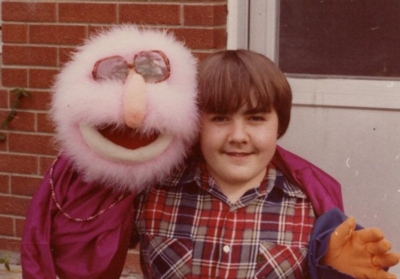 John and Pink Puppet